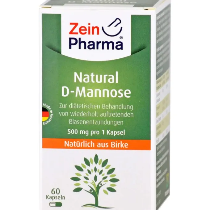 NATURAL D-Mannose 500 mg Kapseln 60 Stück