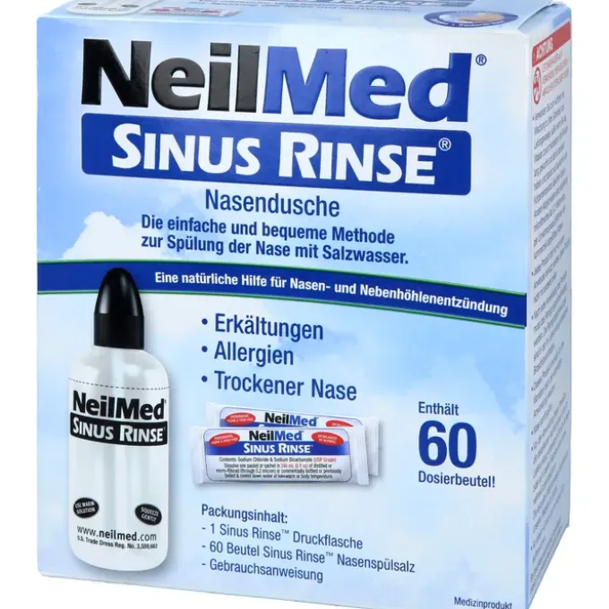NEILMED Sinus Rinse Nasendusche+60 Btl.Spülsalz 1 P