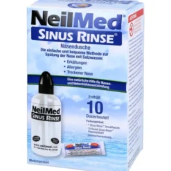 NEILMED Sinus Rinse Nasendusche+10 Btl.Spülsalz 1 P