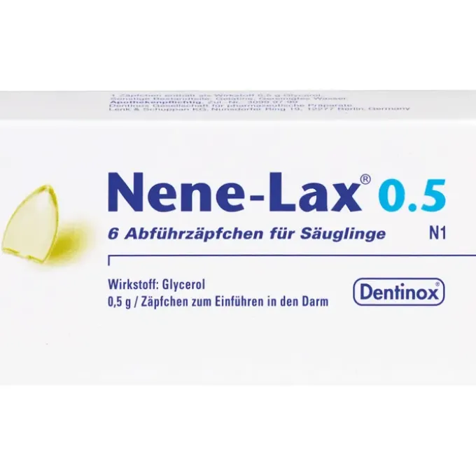 NENE LAX 0,5 Suppos.f.Säugl. 6 St