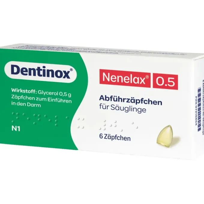NENE LAX 0,5 Suppos.f.Säugl. 6 St