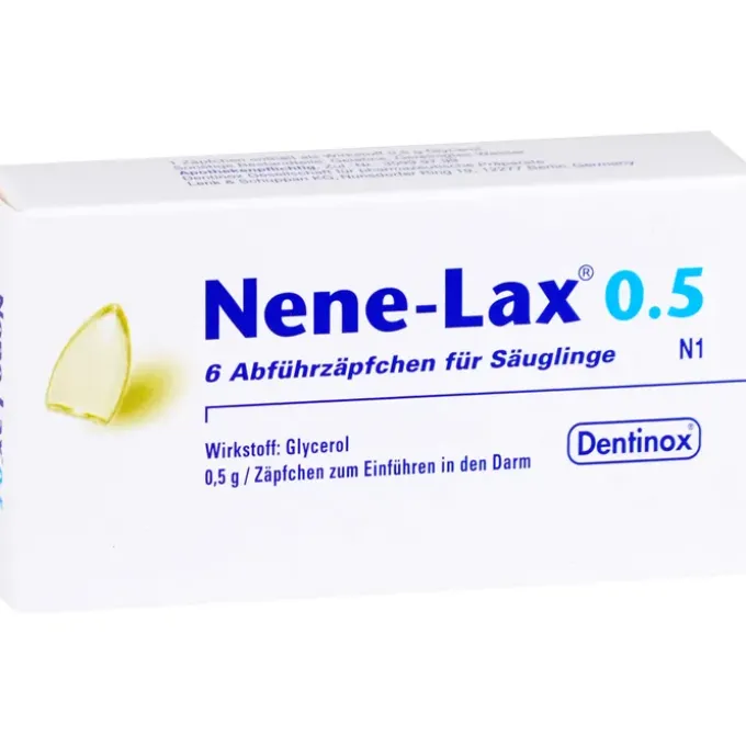 NENE LAX 0,5 Suppos.f.Säugl. 6 St