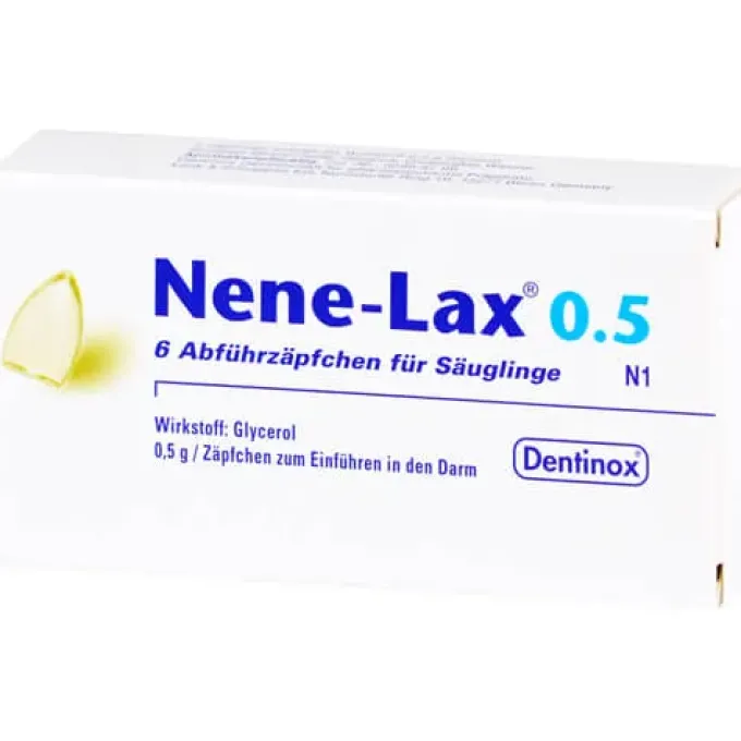 NENE LAX 0,5 Suppos.f.Säugl. 6 St