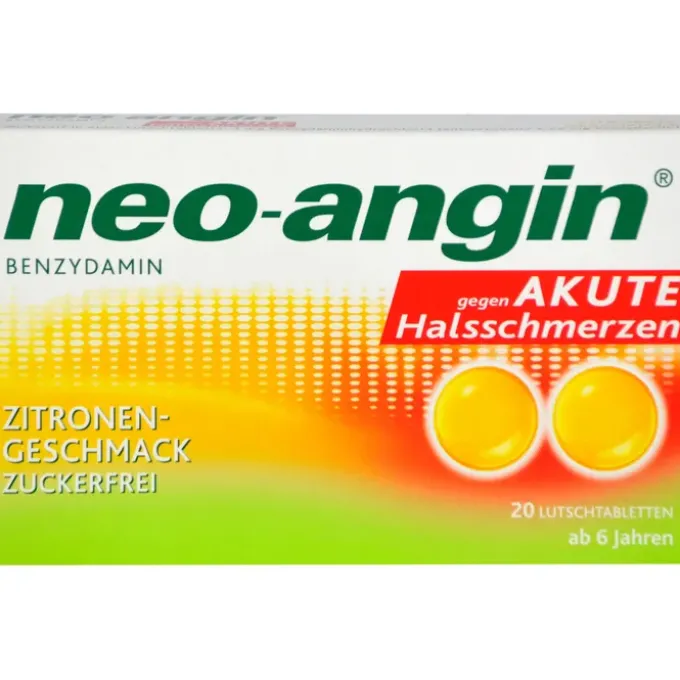 NEO-ANGIN Benzydamin akute Halsschmerzen Zitrone 20 St