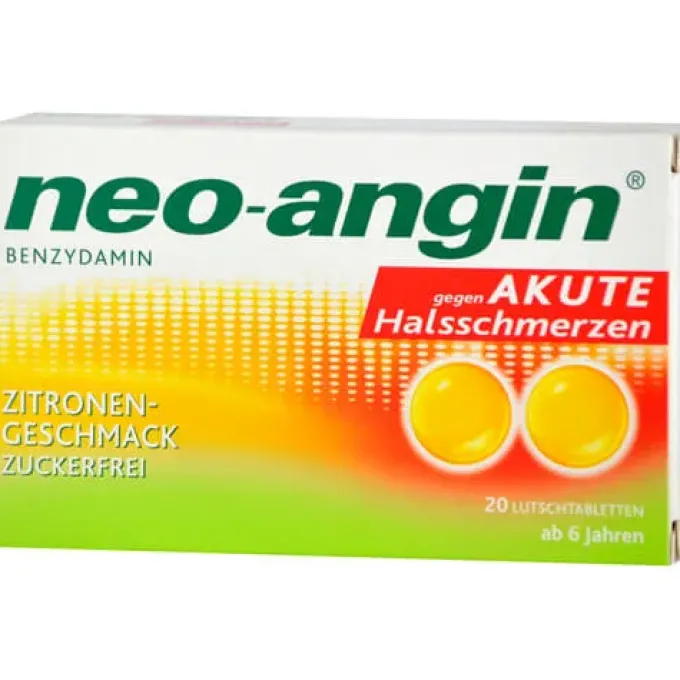 NEO-ANGIN Benzydamin akute Halsschmerzen Zitrone 20 St