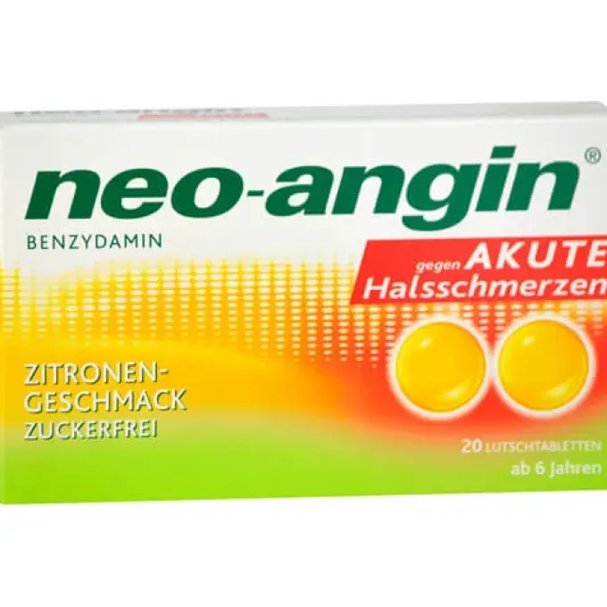 NEO-ANGIN Benzydamin akute Halsschmerzen Zitrone 20 St