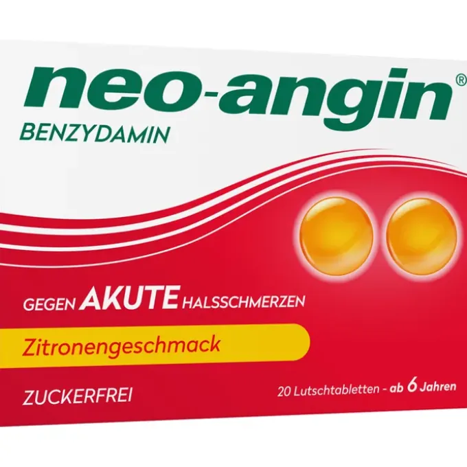 NEO-ANGIN Benzydamin akute Halsschmerzen Zitrone 20 St