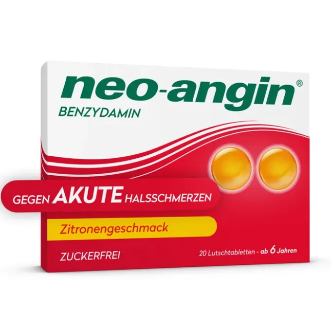 NEO-ANGIN Benzydamin akute Halsschmerzen Zitrone 20 St