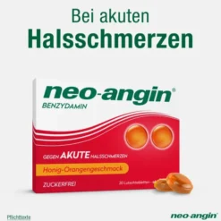 NEO-ANGIN Benzydamin akute Halsschmerz.Honig-Oran. 20 St