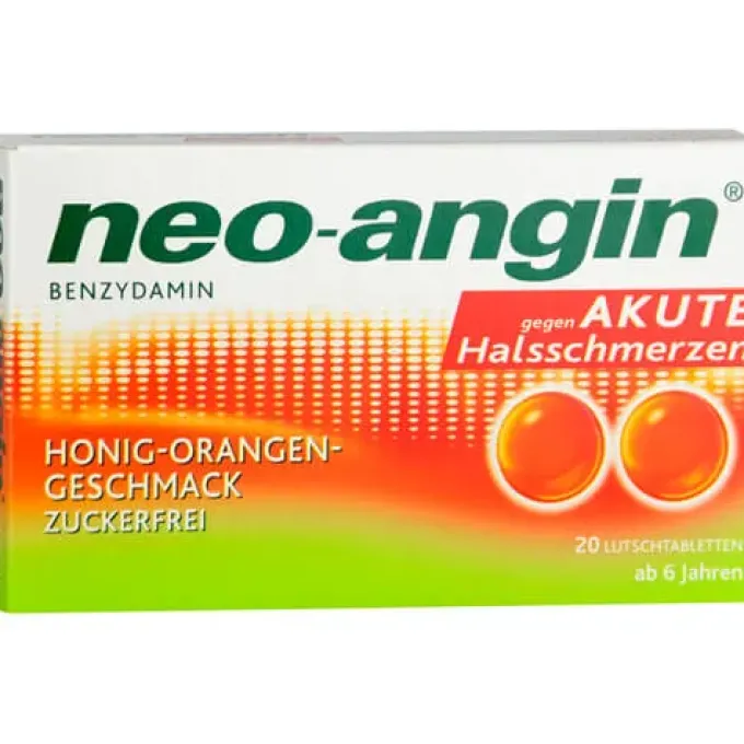 NEO-ANGIN Benzydamin akute Halsschmerz.Honig-Oran. 20 St