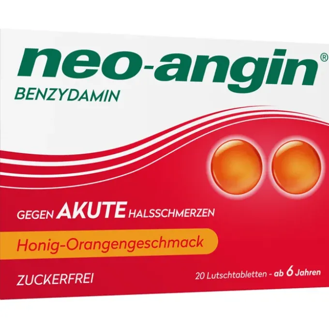 NEO-ANGIN Benzydamin akute Halsschmerz.Honig-Oran. 20 St