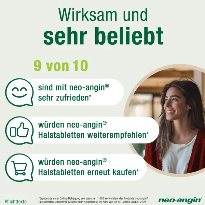 NEO-ANGIN Halstabletten Kirsche 24 St
