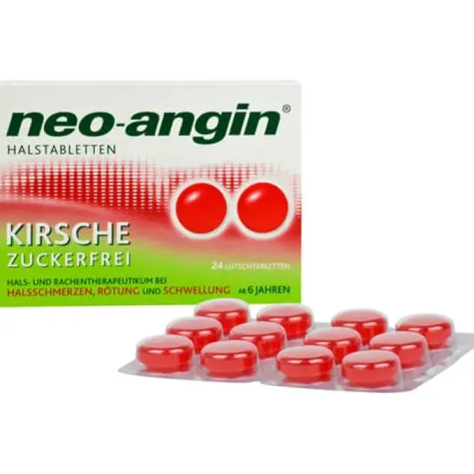 NEO-ANGIN Halstabletten Kirsche 24 St
