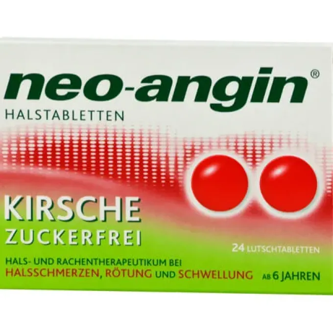 NEO-ANGIN Halstabletten Kirsche 24 St