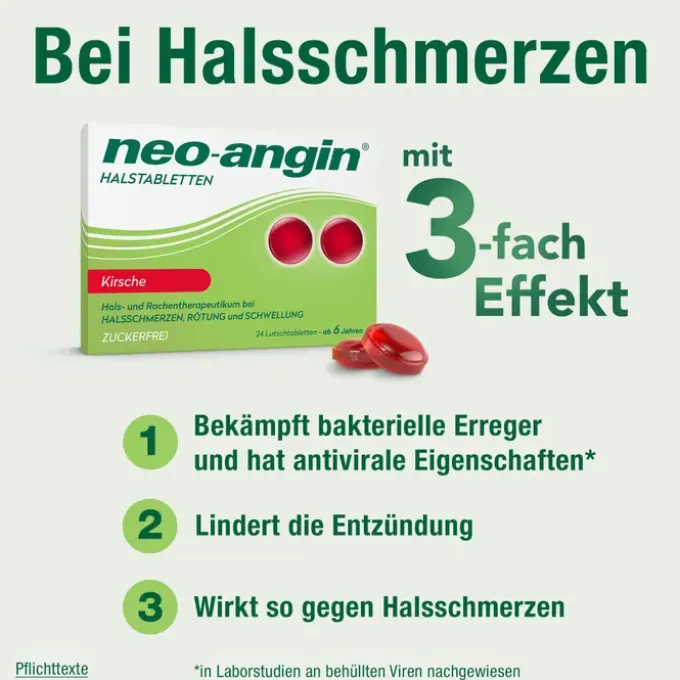 NEO-ANGIN Halstabletten Kirsche 24 St