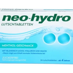 NEO-HYDRO Lutschtabletten Menthol zuckerfrei 24 Stück