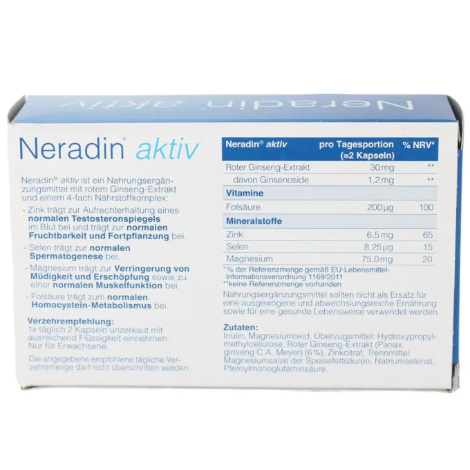 NERADIN Aktiv Kapseln 70 Stück