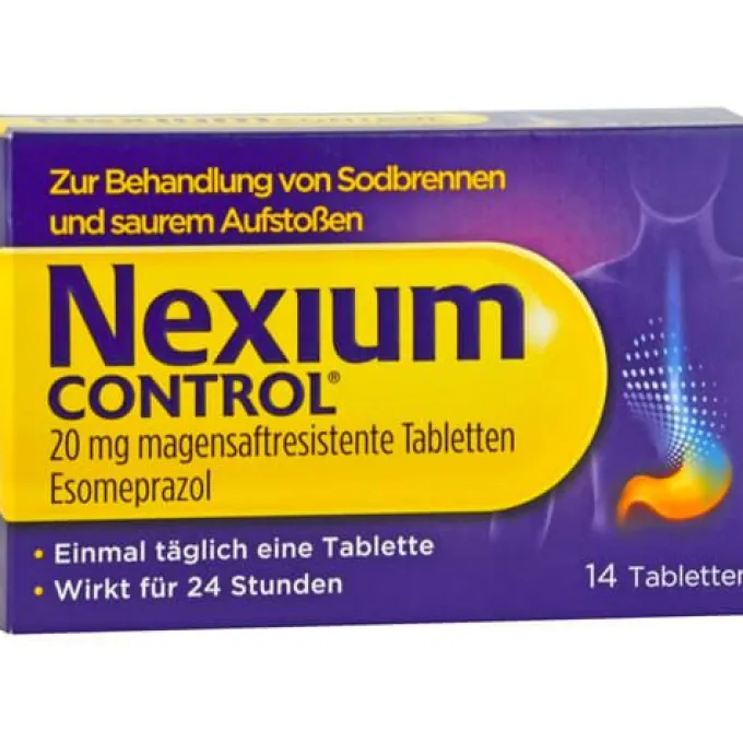 NEXIUM Control 20 mg magensaftresistente Tabletten 14 St