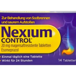 NEXIUM Control 20 mg magensaftresistente Tabletten 14 St