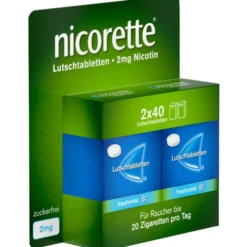 NICORETTE freshmint 2 mg Lutschtabletten gepresst 80 St