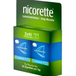 NICORETTE freshmint 2 mg Lutschtabletten gepresst 80 St