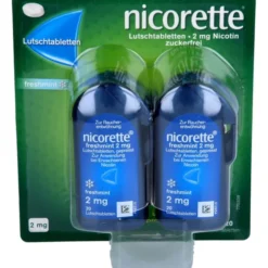 NICORETTE freshmint 2 mg Lutschtabletten gepresst 80 St