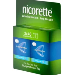 NICORETTE freshmint 4 mg Lutschtabletten gepresst 80 St