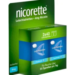 NICORETTE freshmint 4 mg Lutschtabletten gepresst 80 St