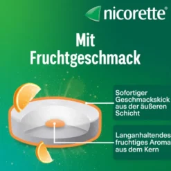 NICORETTE Fruit 2 mg Lutschtabletten gepresst 80 St
