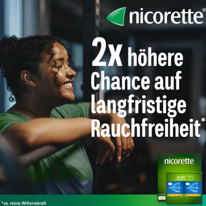 NICORETTE Fruit 2 mg Lutschtabletten gepresst 80 St