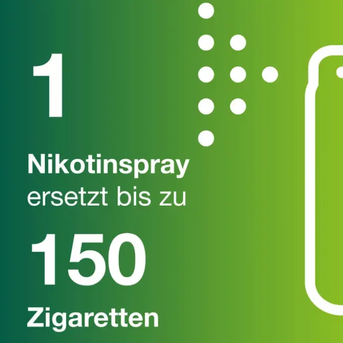 NICORETTE Fruit & Mint Spray 1 mg/Sprühstoß NFC 1 St