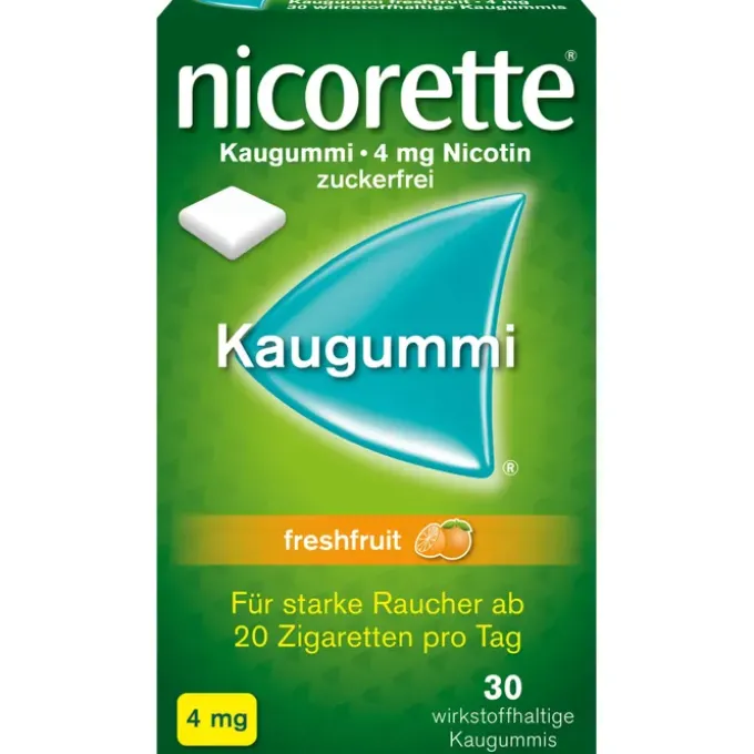 NICORETTE Kaugummi 4 mg freshfruit 30 St
