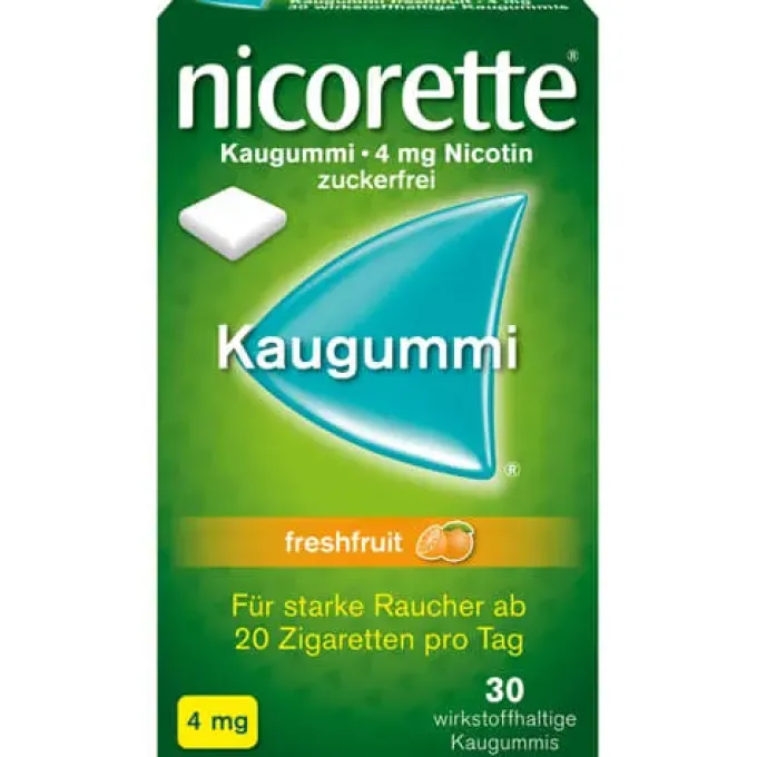 NICORETTE Kaugummi 4 mg freshfruit 30 St