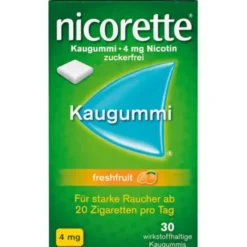NICORETTE Kaugummi 4 mg freshfruit 30 St