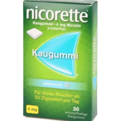 NICORETTE Kaugummi 4 mg whitemint 30 St