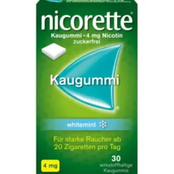 NICORETTE Kaugummi 4 mg whitemint 30 St