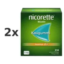 Nicorette 2 mg Freshfruit Kaugummi : Fruchtiger Genuss auf dem Weg zum Rauchstopp 2x 210 St