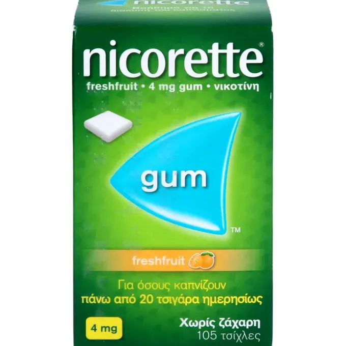 NICORETTE 4 mg freshfruit Kaugummi 105 St