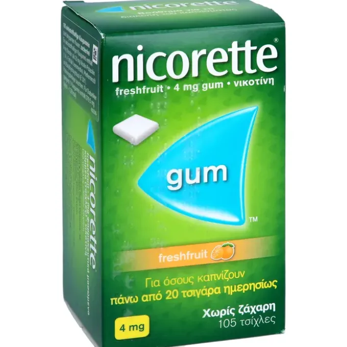 NICORETTE 4 mg freshfruit Kaugummi 105 St