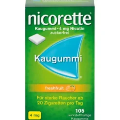 NICORETTE 4 mg freshfruit Kaugummi 105 St