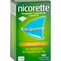 NICORETTE 2 mg freshfruit Kaugummi 105 St