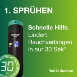nicorette® mint Spray mit Nikotin 2 St