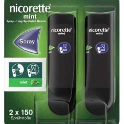 nicorette® mint Spray mit Nikotin 2 St