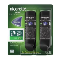 nicorette® mint Spray mit Nikotin 2 St