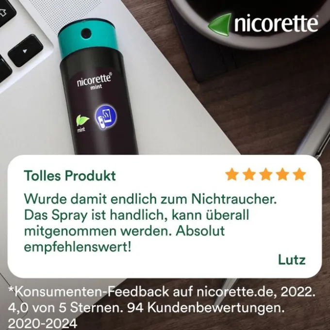 nicorette mint Spray mit Nikotin 1 St
