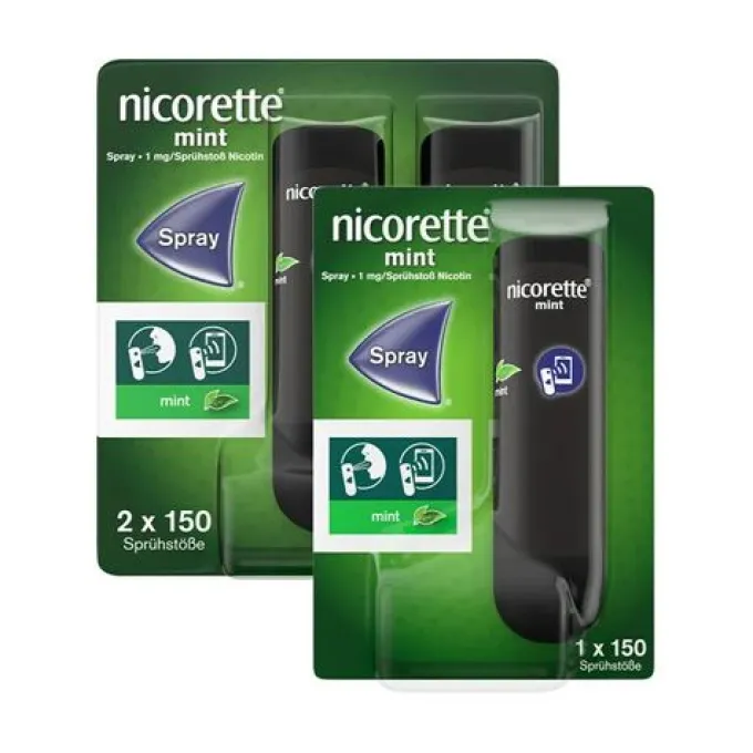 nicorette® mint Spray mit Nikotin (2+1 Stück) 1 St à 3 St