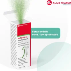 Nicotin AL 1 mg / Sprühstoß zur Rauchentwöhnung 1 St