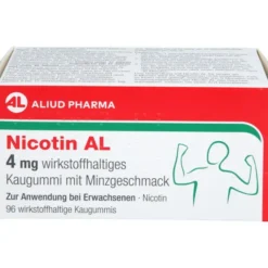 NICOTIN AL 4 mg wirkstoffh.Kaugummi mit Minzgeschm 96 St