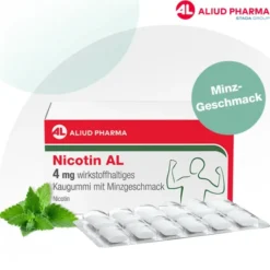 NICOTIN AL 4 mg wirkstoffh.Kaugummi mit Minzgeschm 96 St