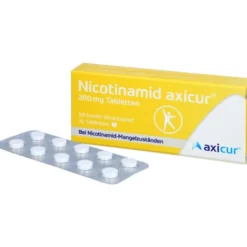 NICOTINAMID axicur 200 mg Tabletten 10 St